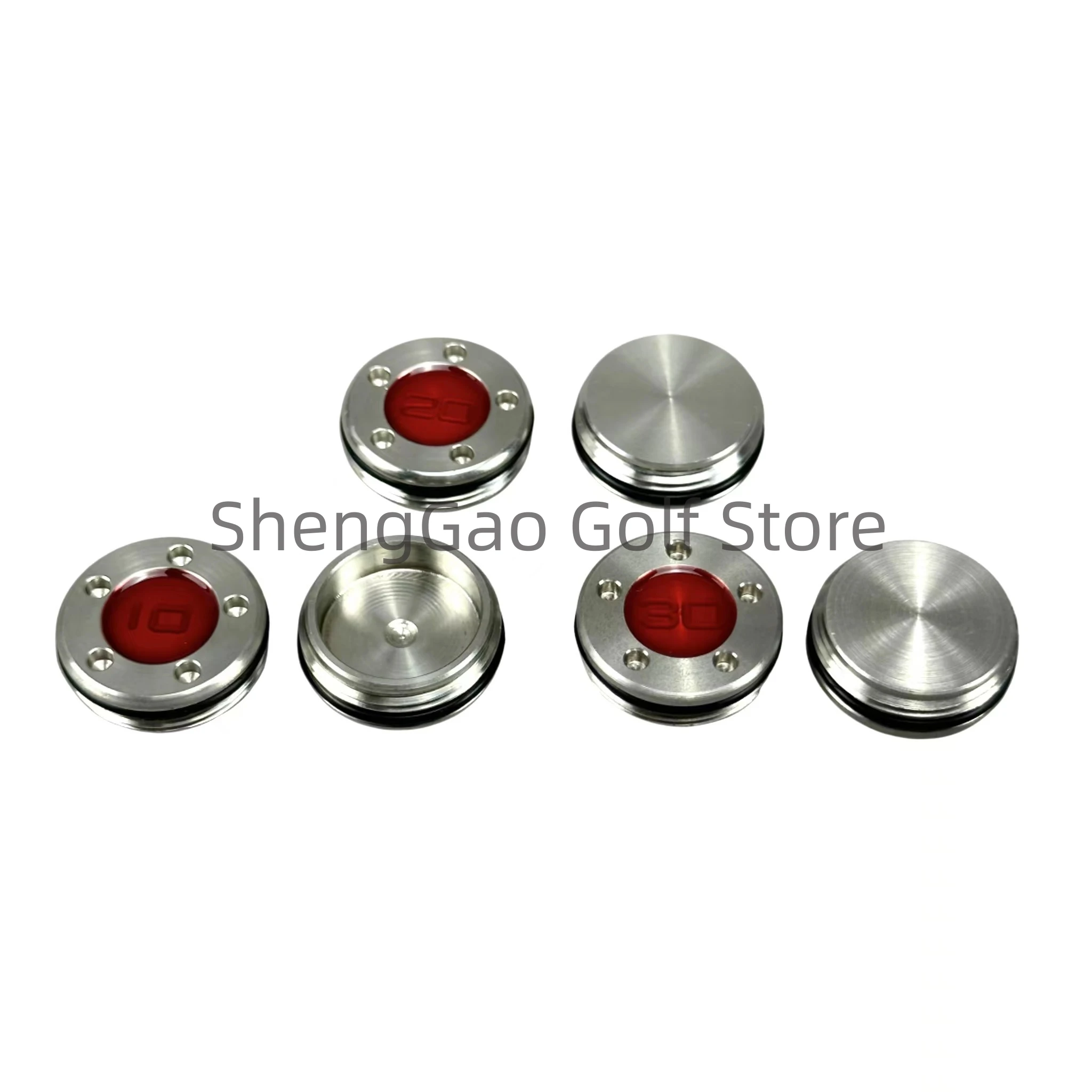 Golf weight custom red putter винты-весы - Фотография_4