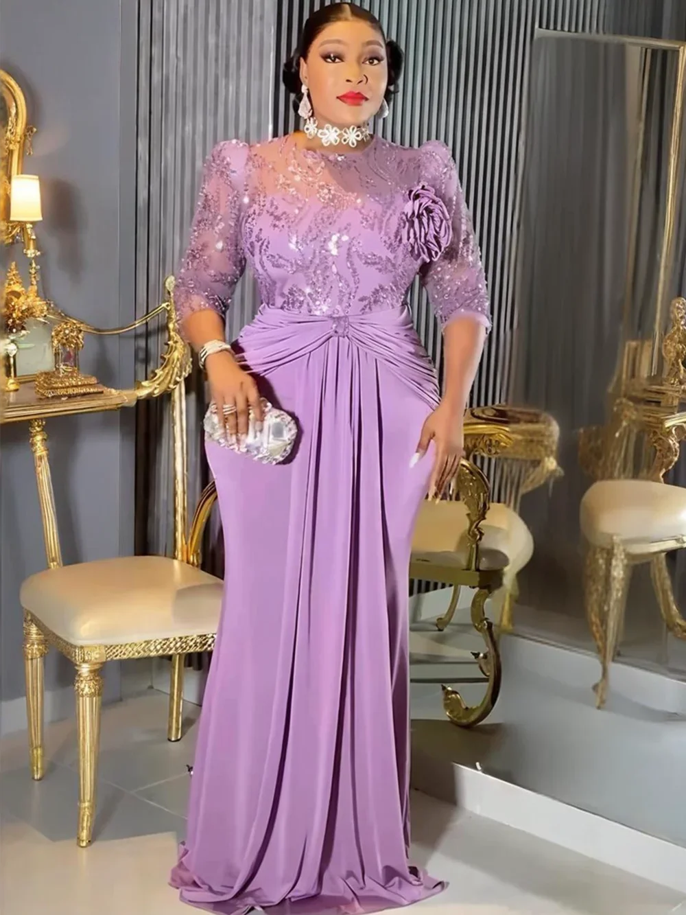 Африканские вечерние платья больших размеров для женщин