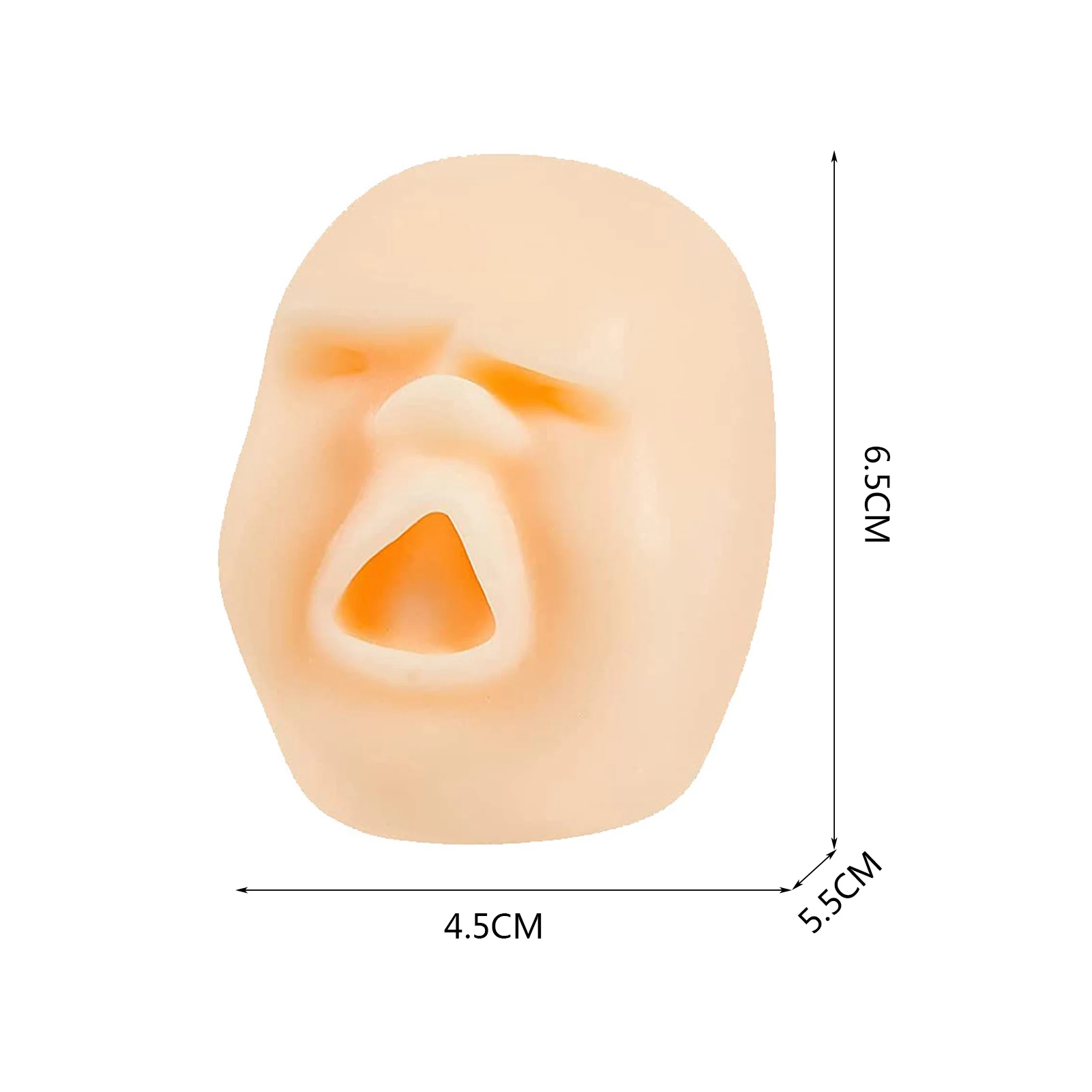 Human face emotion vent ball squishy - Фотография_5