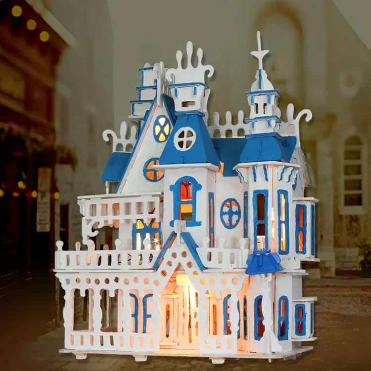 3d строительные блоки diy деревянный - Фотография_2