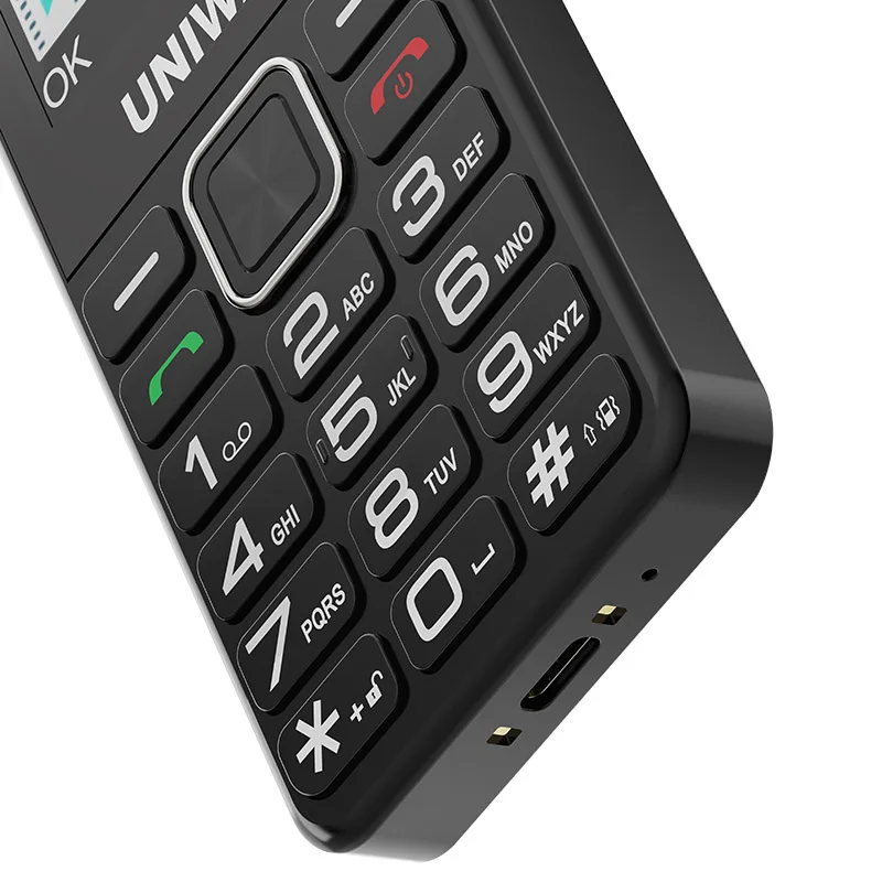 Uniwa v2000 4g модный телефон с клавиатурой 2 - Фотография_6