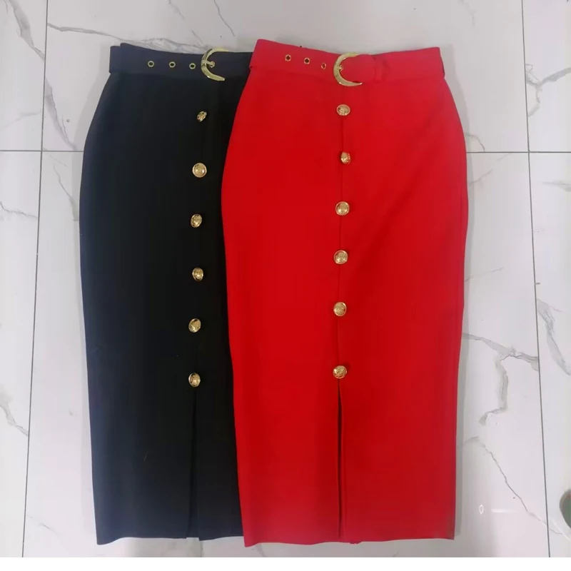 Женская юбка-карандаш средней длины - Фотография_5