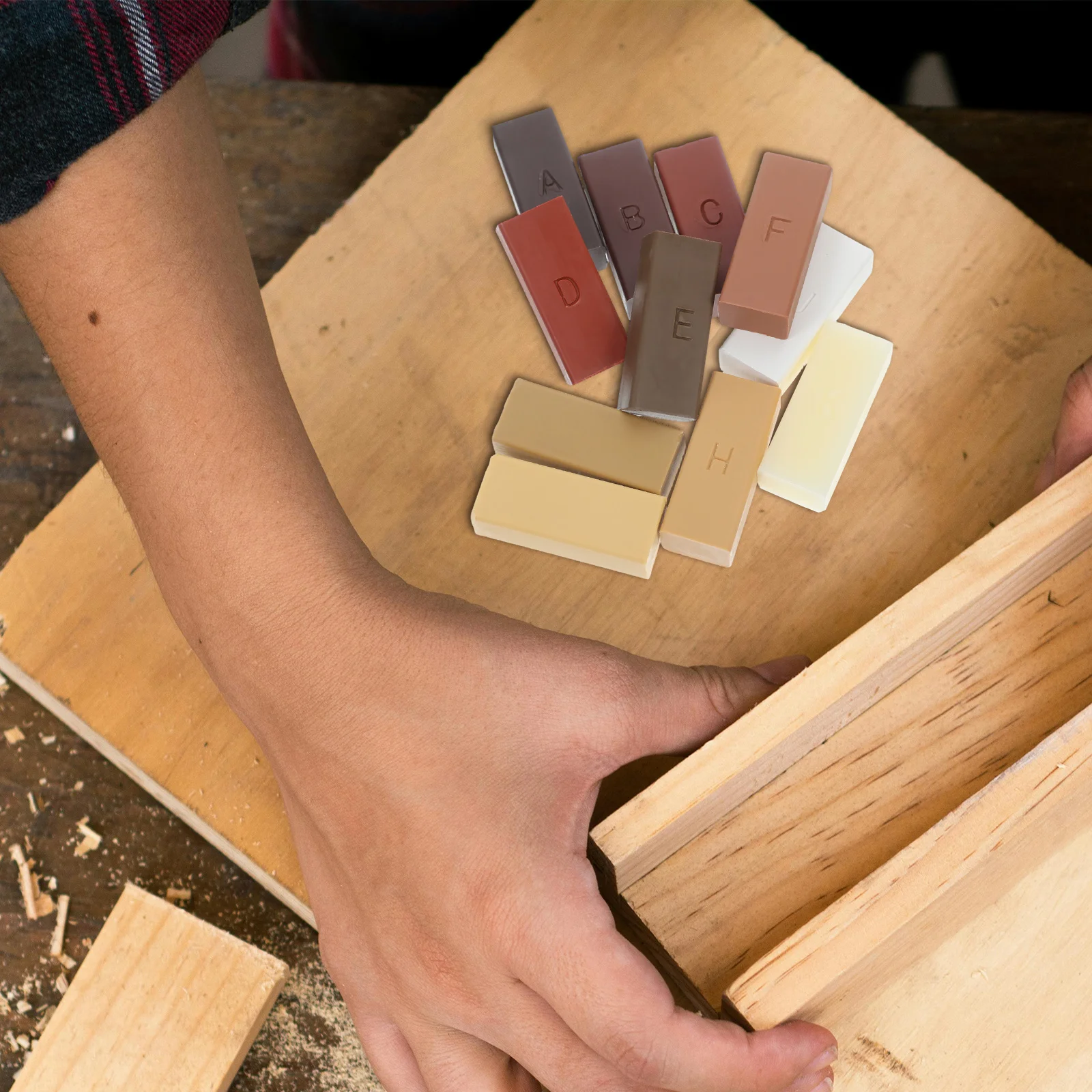 Восковые блоки для деревянного пола