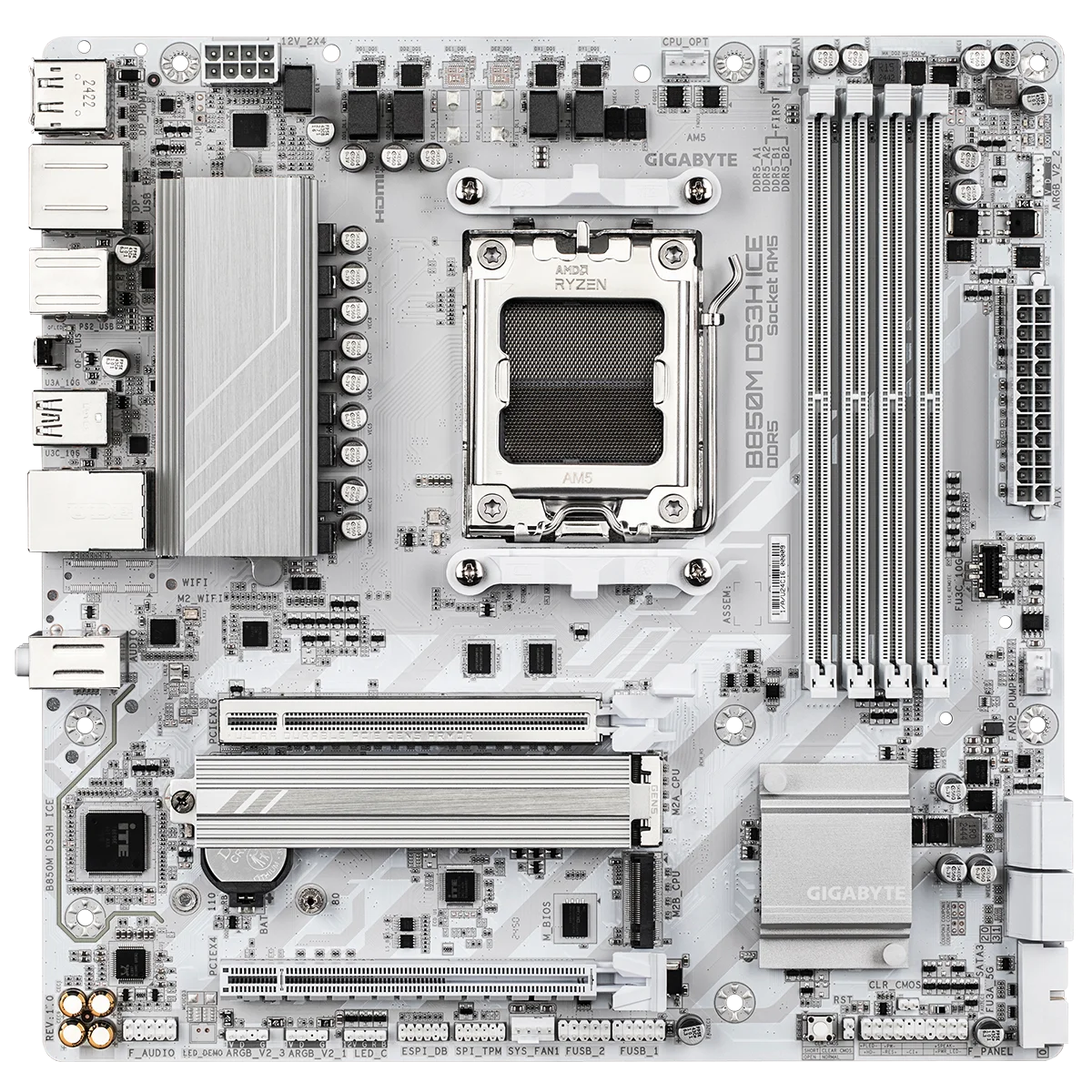 Материнская плата b850m ds3h ice micro atx b850 - Фотография_2