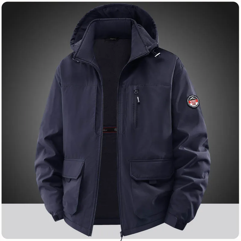 Мужская куртка размера плюс 6xl 7xl 8xl - Фотография_5