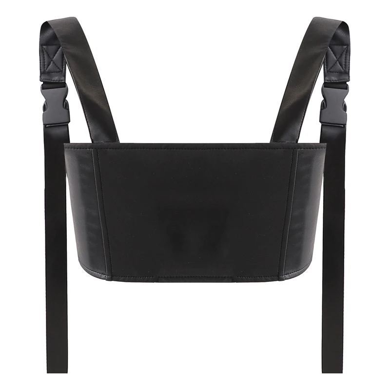 Женский сексуальный укороченный топ из искусственной кожи - Фотография_6