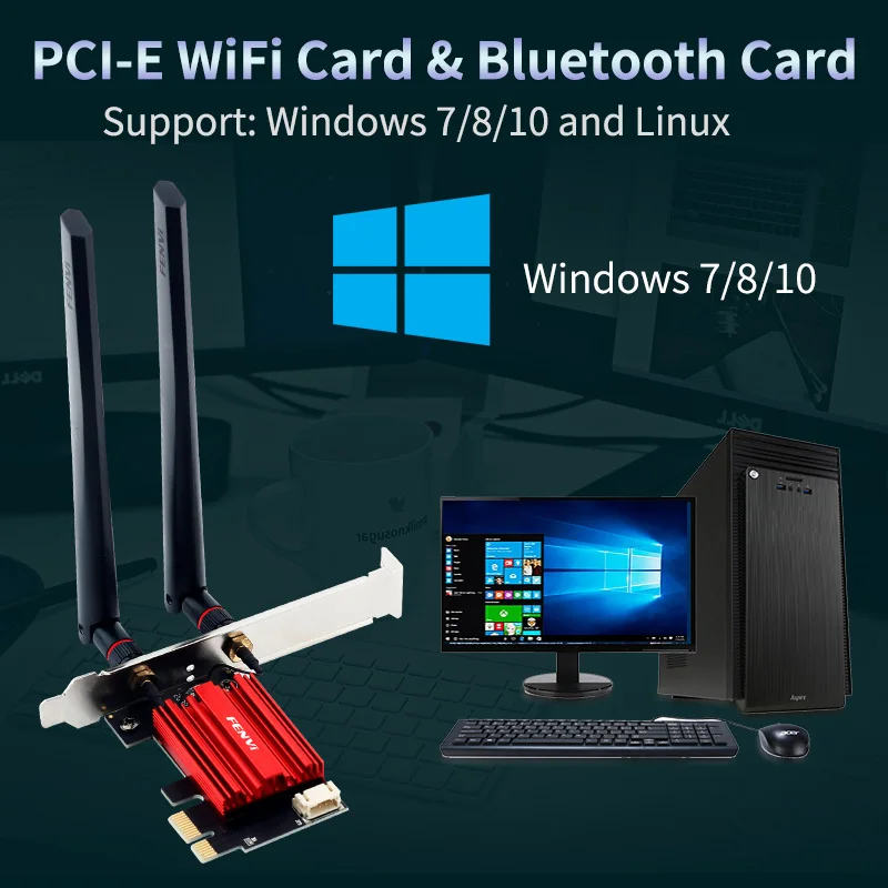 Wi-fi pci-e адаптер fenvi 1200 мбит/с - Фотография_5