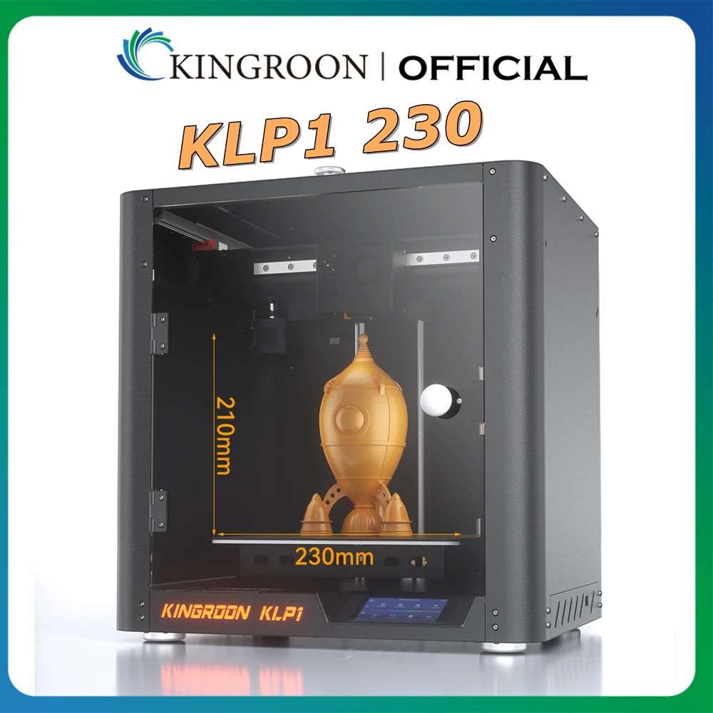 Kingroon новейший 3d-принтер klp1 230 230*230*210 мм