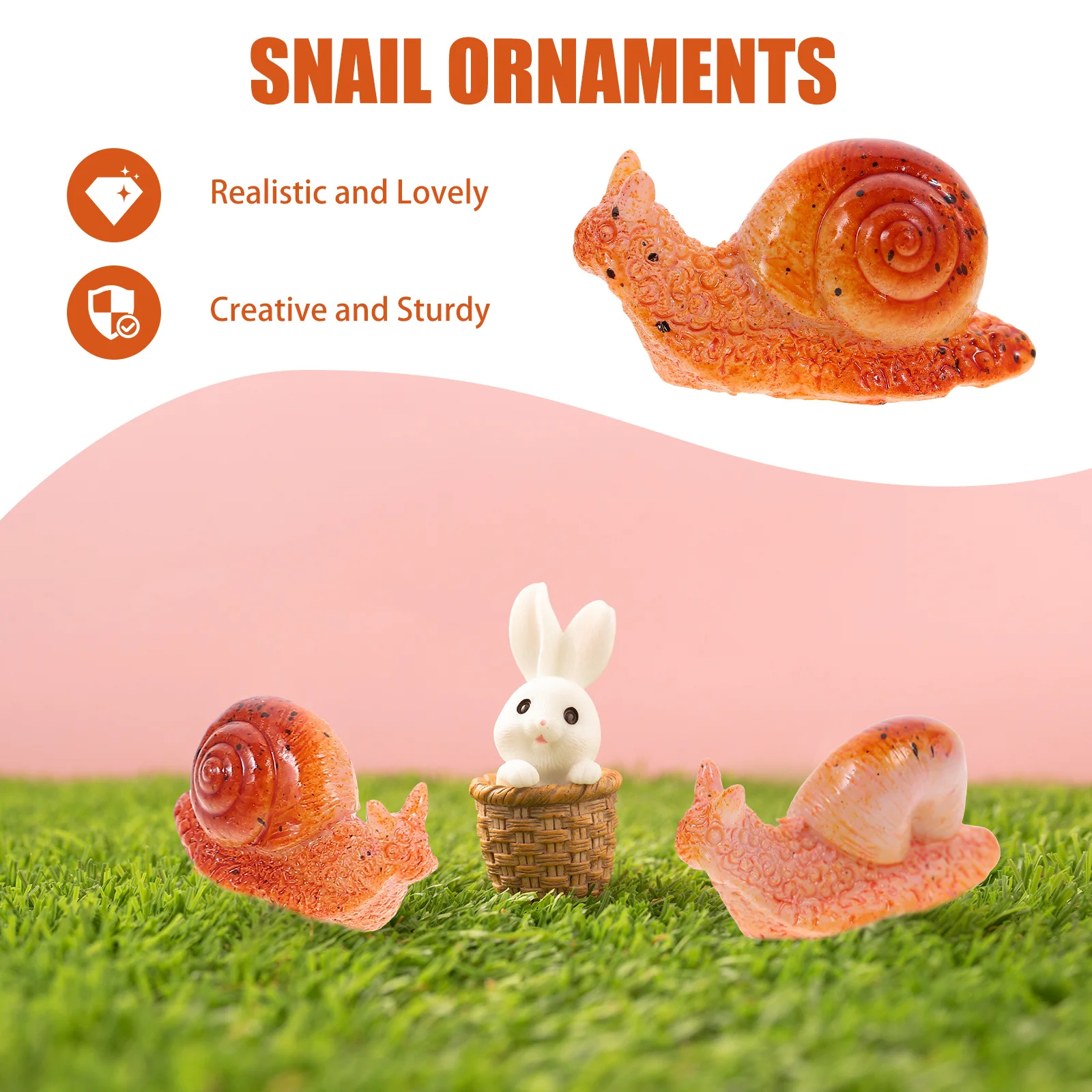 Украшения в виде улитки из смолы - Фотография_6