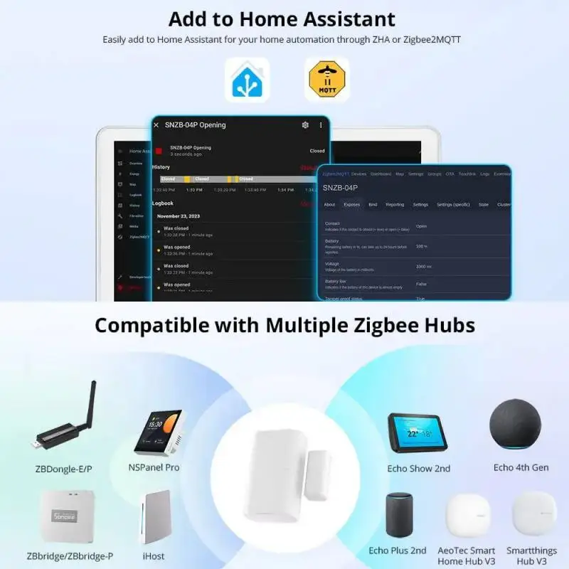 Sonoff snzb-04p zigbee датчик двери - Фотография_6