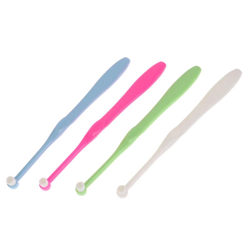 Маленькая однолучевая мягкая зубная щетка для чистки зубов - Фотография_3