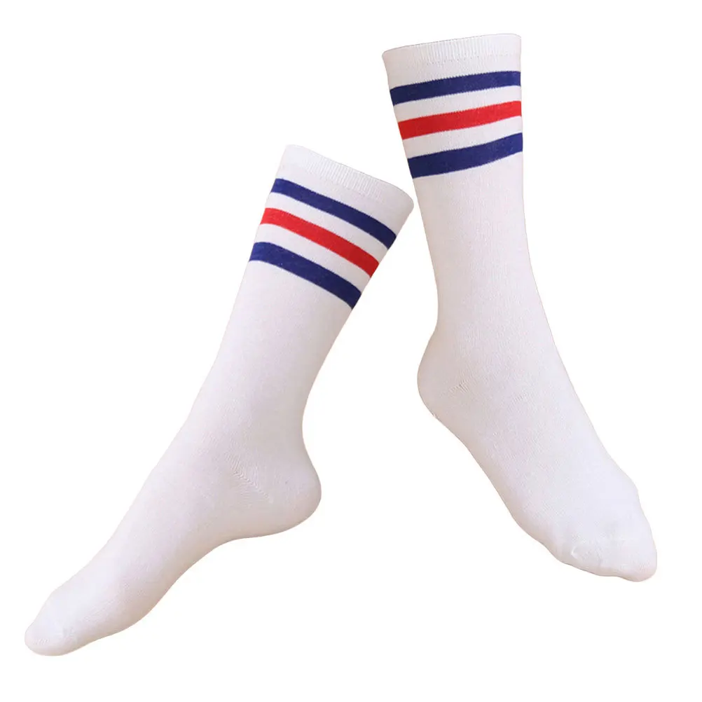 Высокие мужские 3 дышащие хлопковые длинные хлопковые носки - Фотография_3