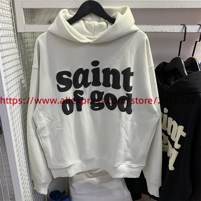 Винтажная толстовка с капюшоном cpfm saint of god для мужчин и женщин - Фотография_2
