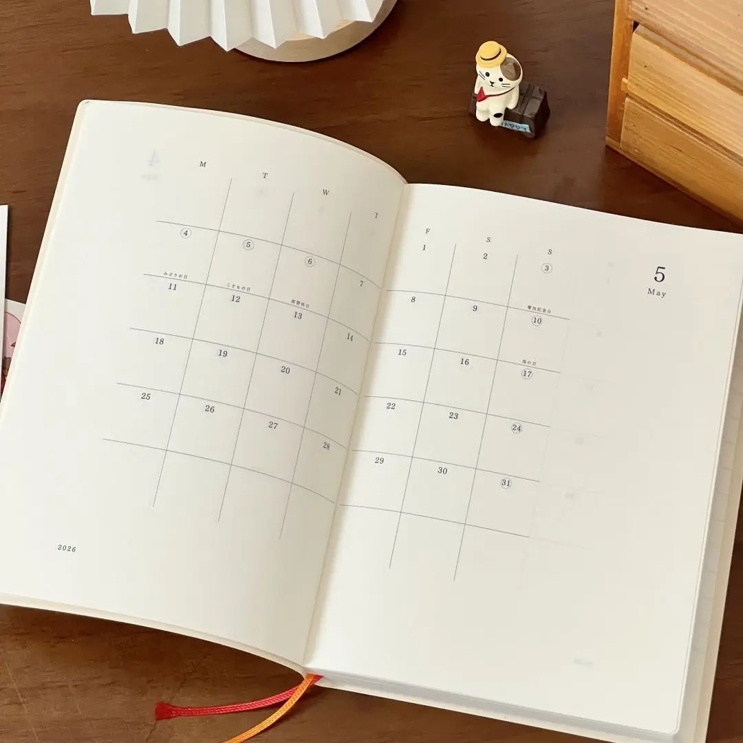2026 японский простой блокнот-планировщик - Фотография_3