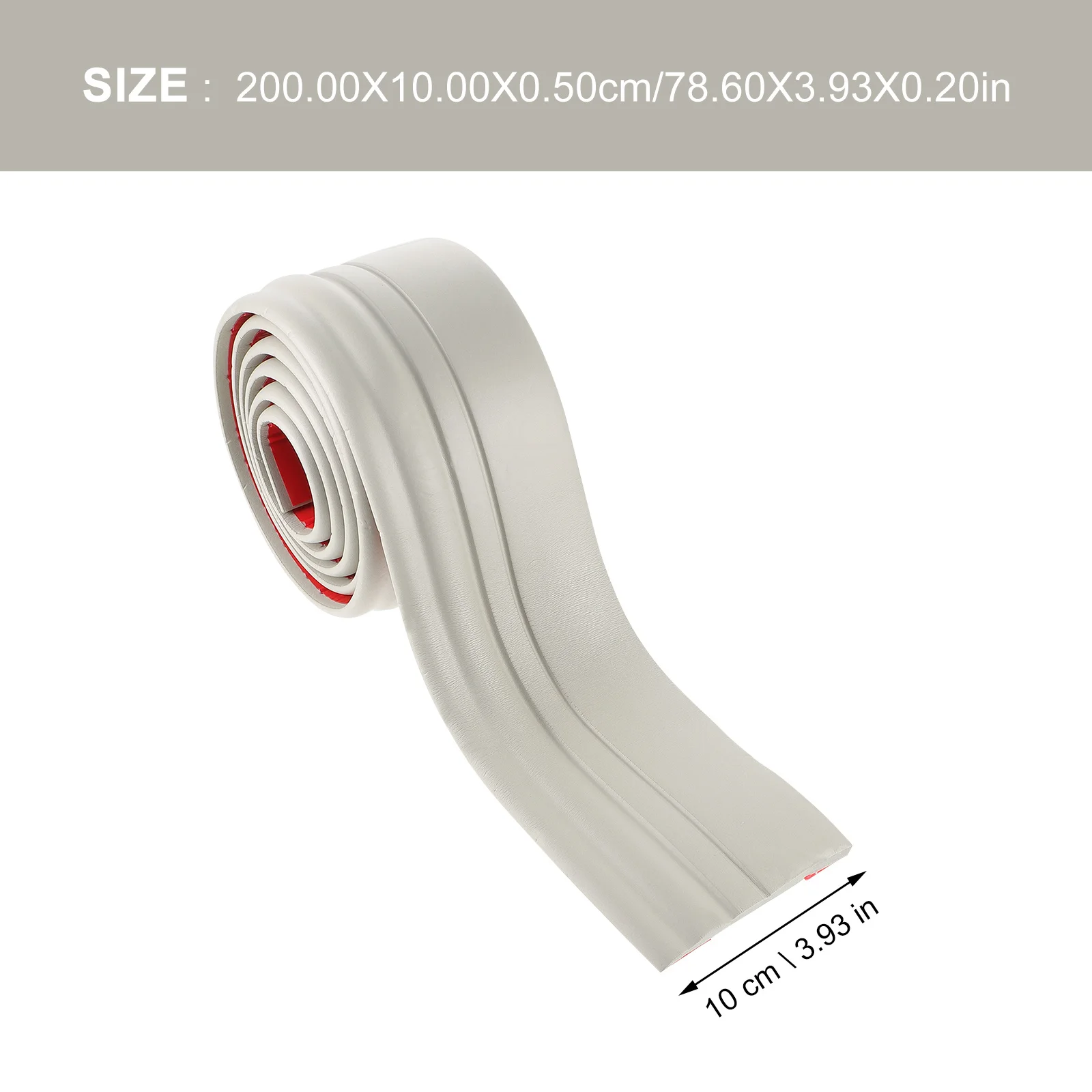 1 рулон самоклеящейся отделки плинтуса - Фотография_2