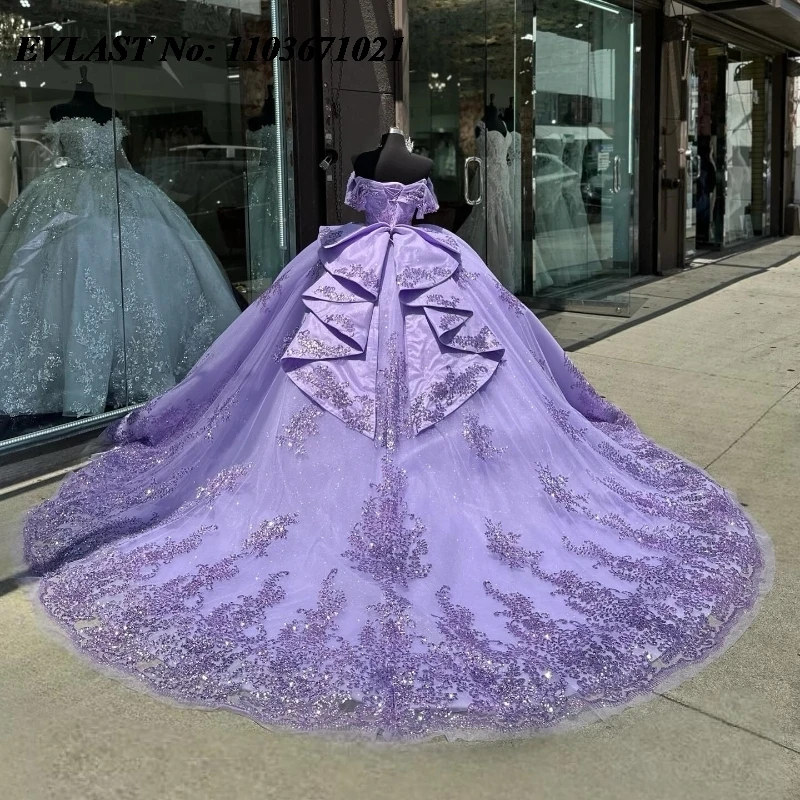 Evlast индивидуальное сиреневое платье quinnceanera - Фотография_2