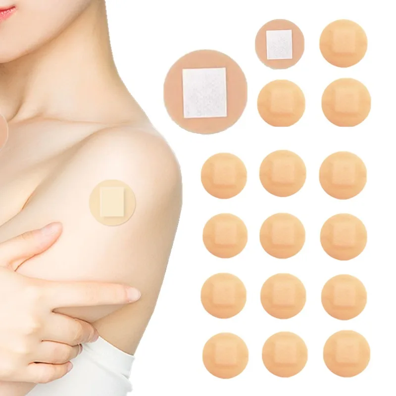 Цвет кожи, круглый пластырь