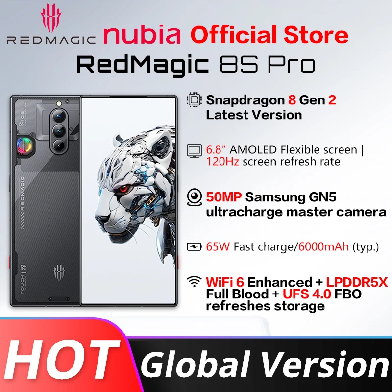 Глобальная версия redmagic 8s pro 5g 6