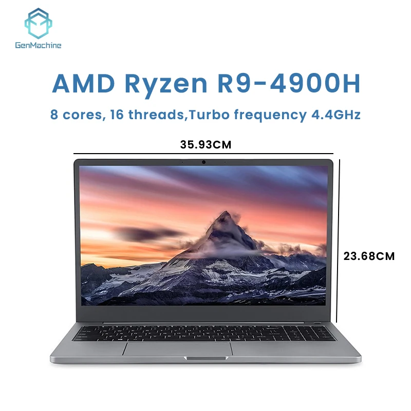 Ноутбук genmachine amd ryzen ™   9