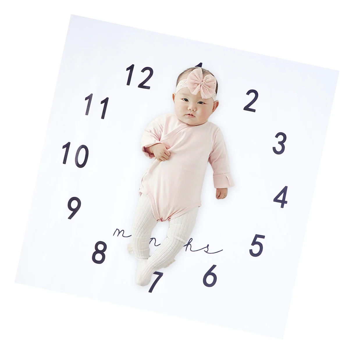 100x100 см детское ежемесячное одеяло - Фотография_5