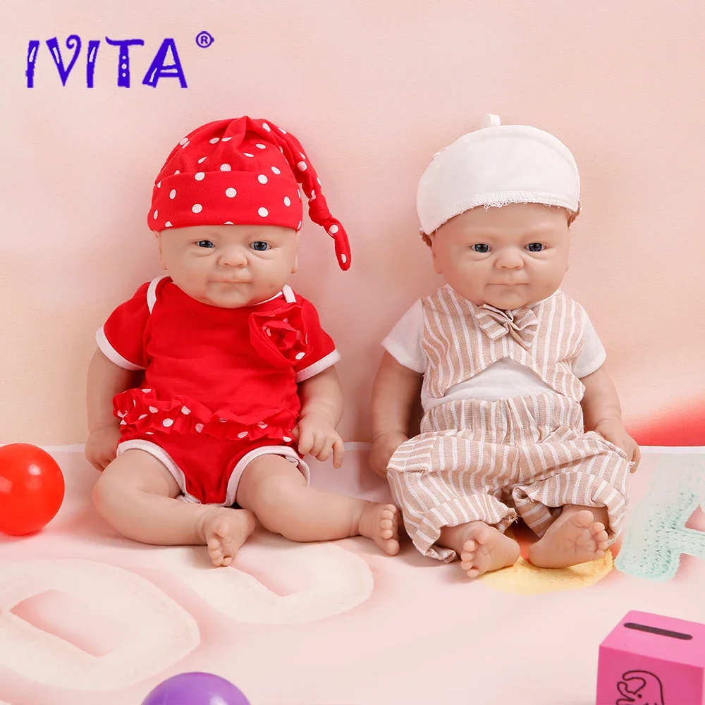 Ivita 100% полная силиконовая кукла реборн - Фотография_5