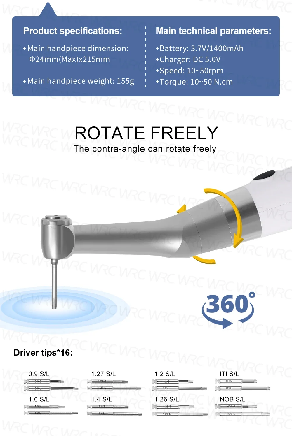 Электрические универсальные дрели для имплантатов - Фотография_5