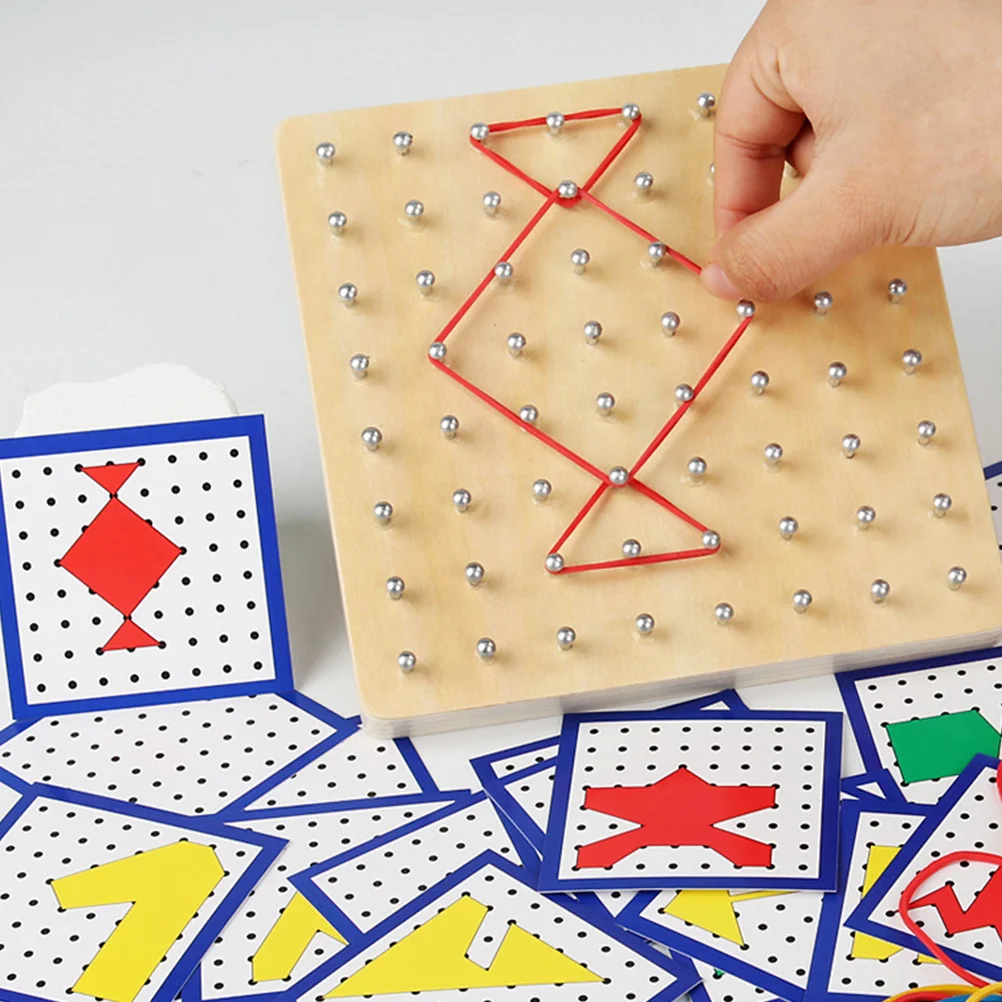 Деревянная математическая геоборд - Фотография_4