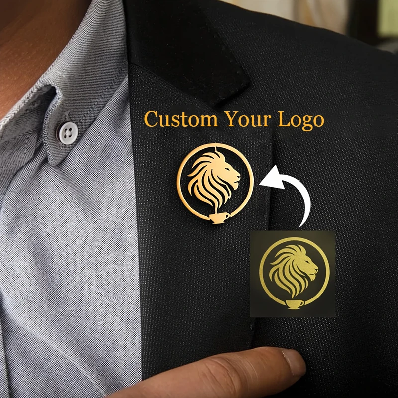 Брошь с вашим логотипом на заказ