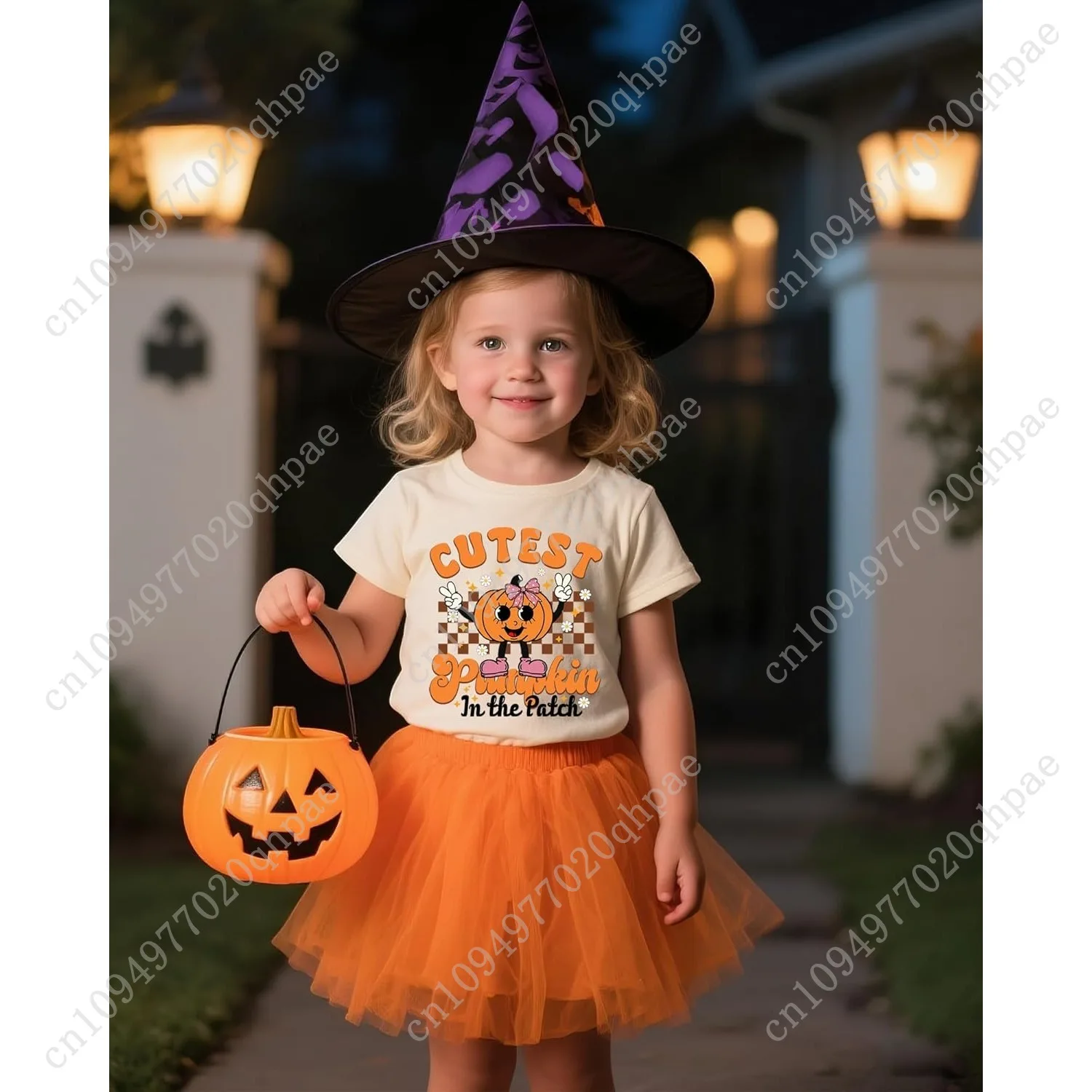 Футболка на хэллоуин для девочек - Фотография_4