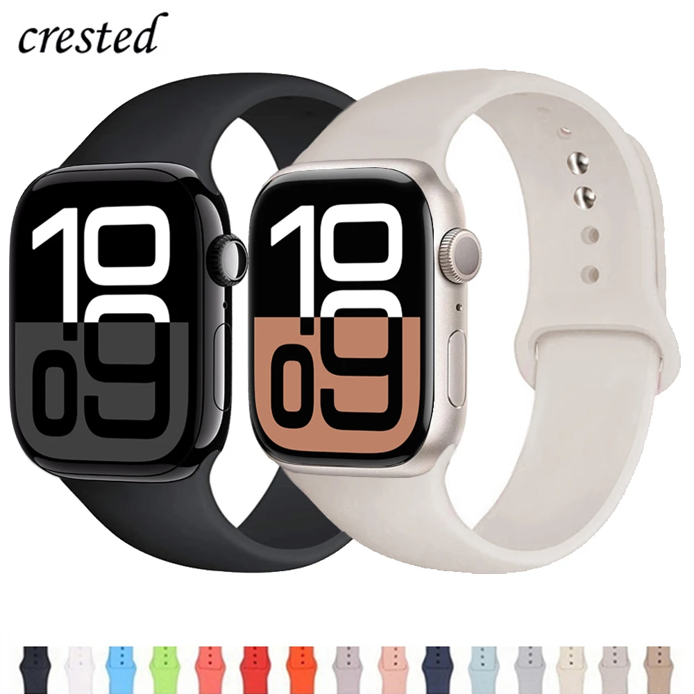 Силиконовый ремешок для apple watch