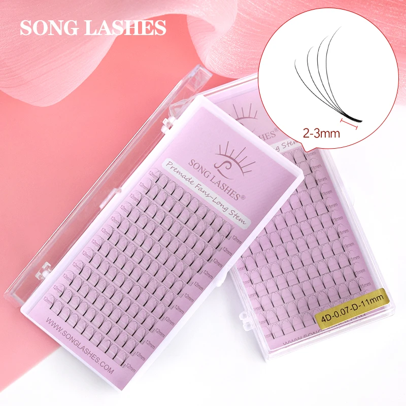 Song lashes готовые вееры с длинным