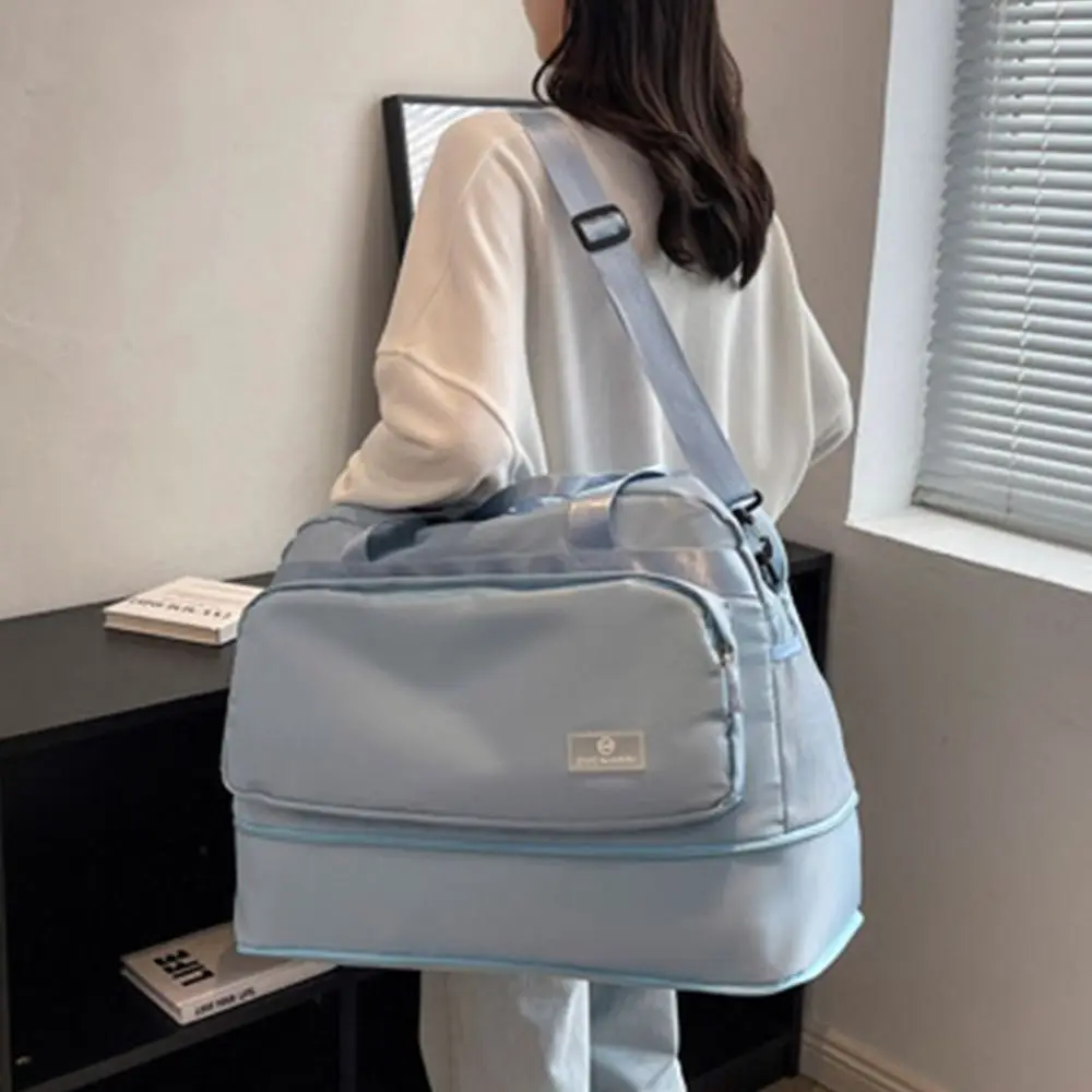 Расширяемая дорожная спортивная сумка через плечо - Фотография_2