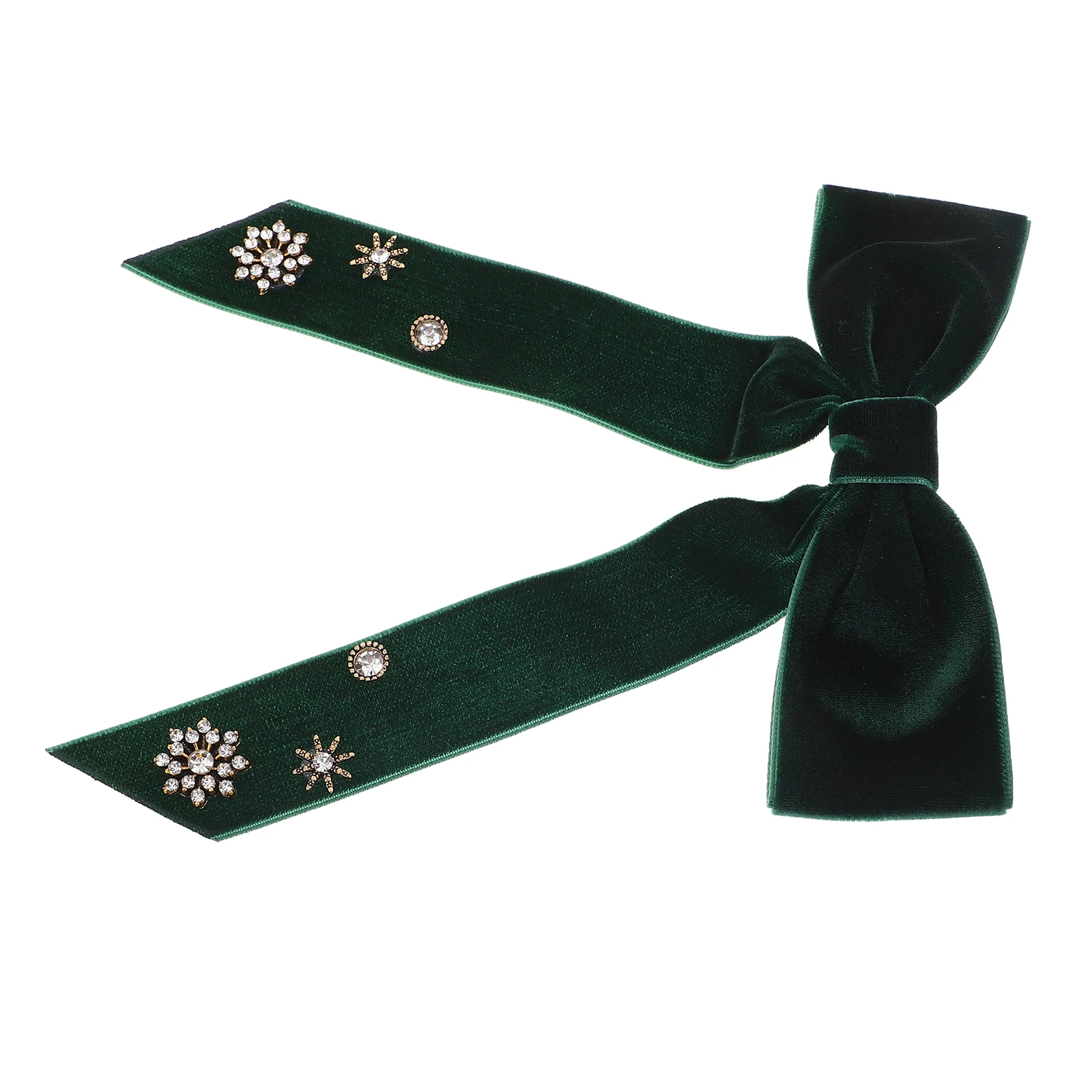 Стильная заколка для волос с бантом