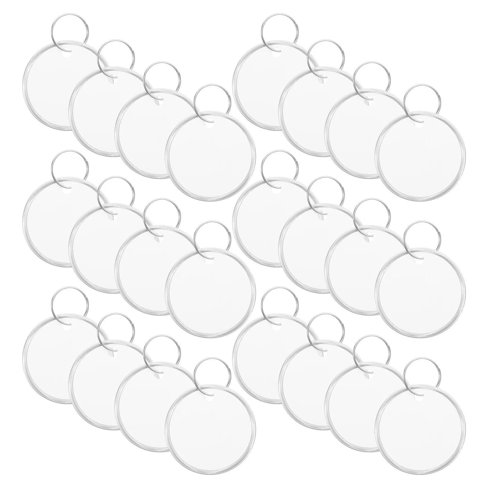 Круглые бумажные бирки с металлической