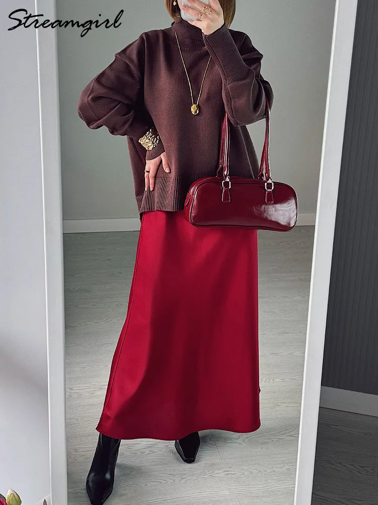 Зимний свитер-водолазка большого размера - Фотография_6