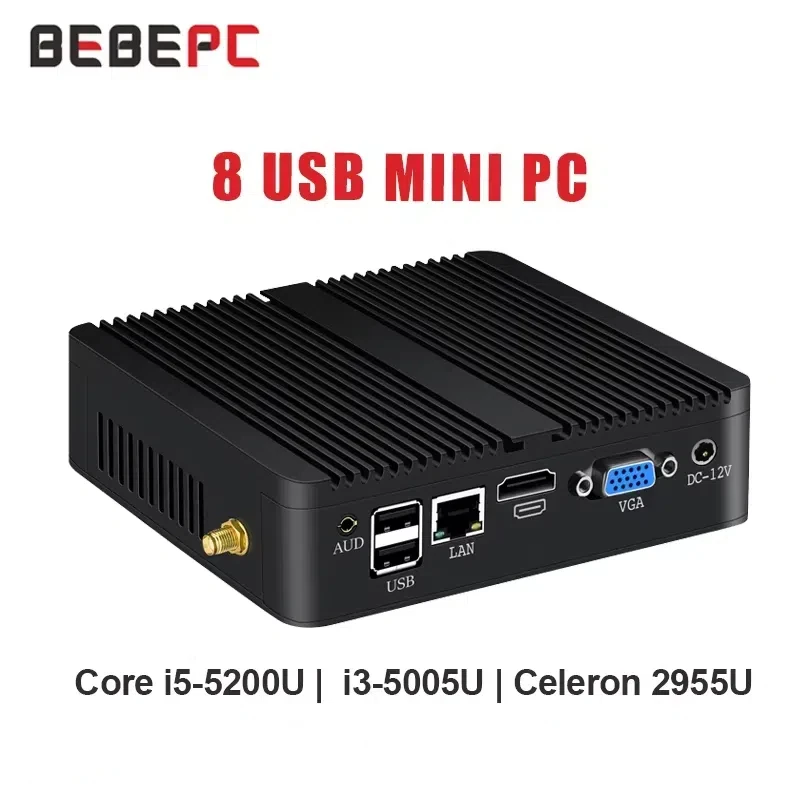 Bebepc безвентиляторный мини intel