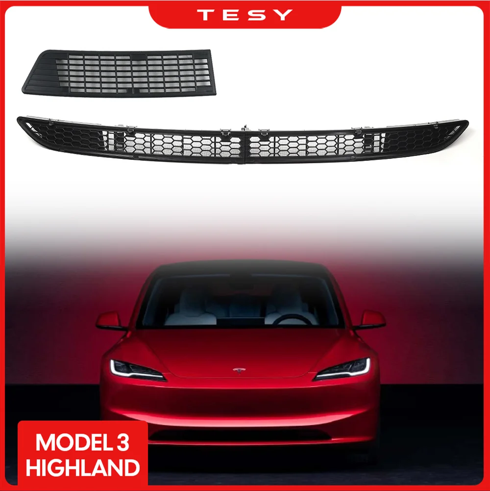 Нижний бампер для tesla model 3 highland 2024