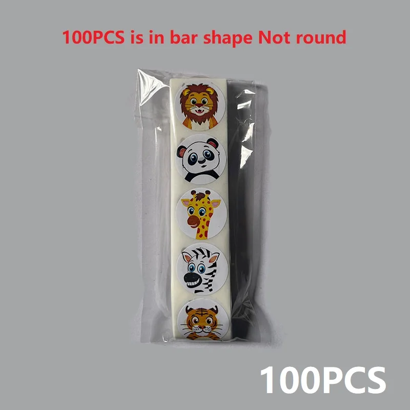 Наклейки, катящиеся наклейки в рулонах с животными - Фотография_3