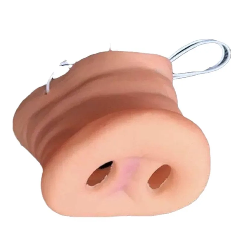 Забавная латексная маска со свиньей - Фотография_6