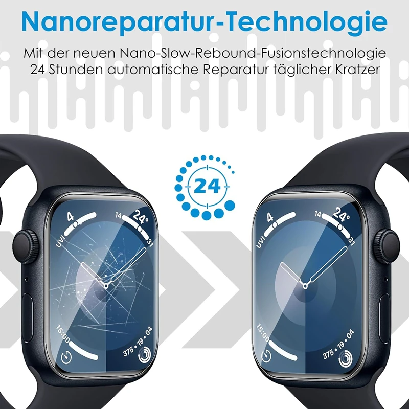 Гидрогелевая пленка для apple watch 5 6 se 40 мм 44 мм 42 мм 38 мм - Фотография_3