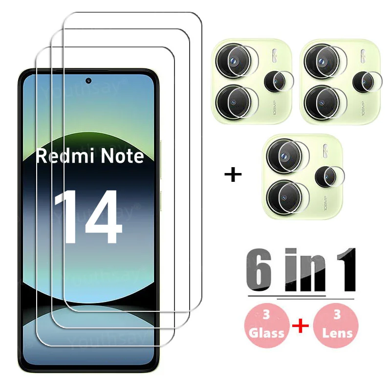 6 в 1 полнопрочное стекло для xiaomi