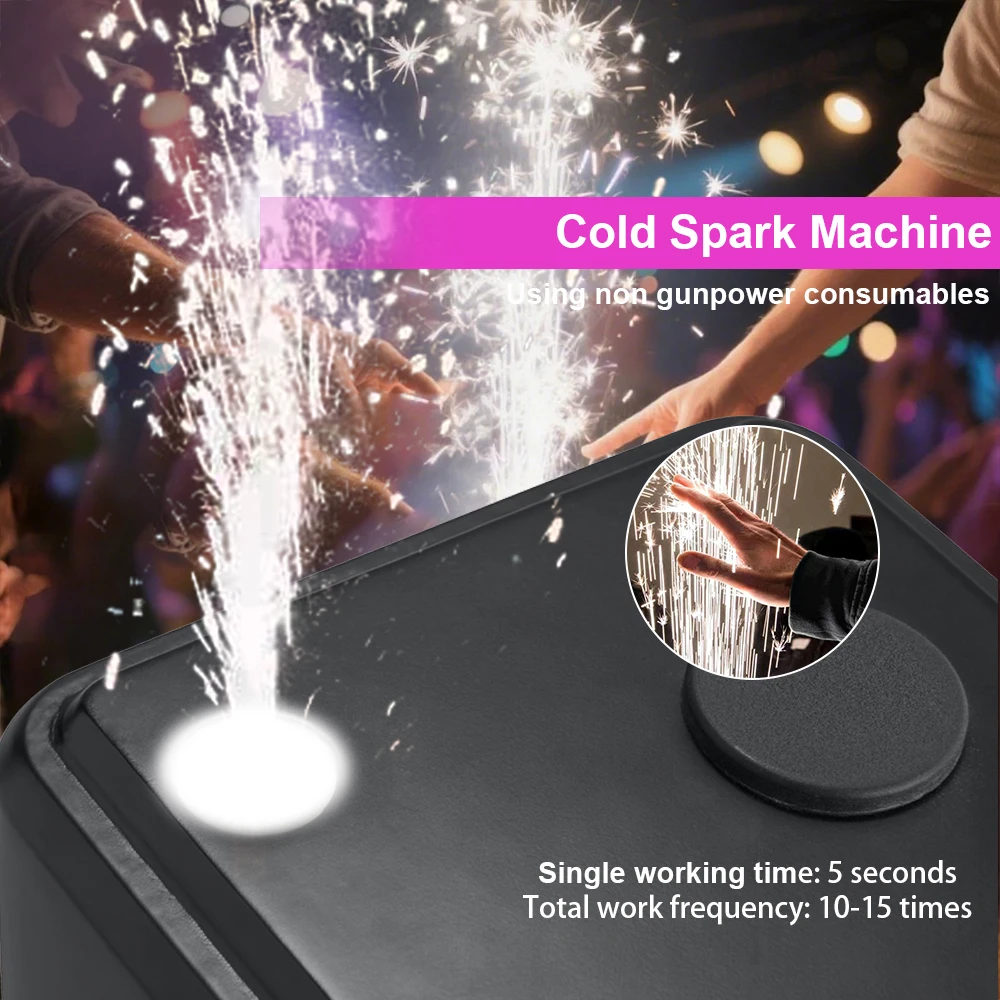 Машина с холодной искрой dmx с дистанционным управлением - Фотография_3