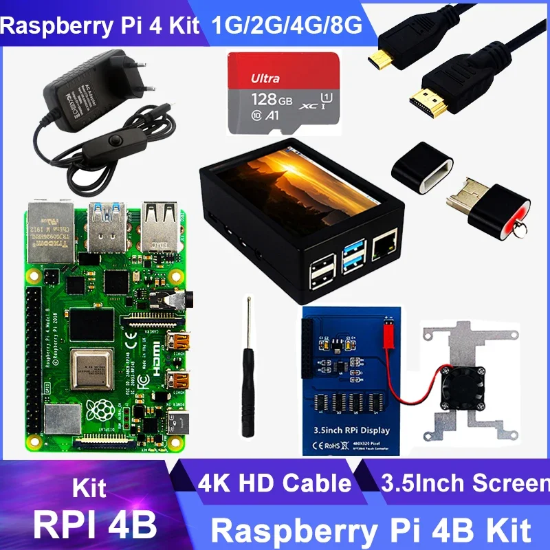 Raspberry pi 4 model b kit 2gb