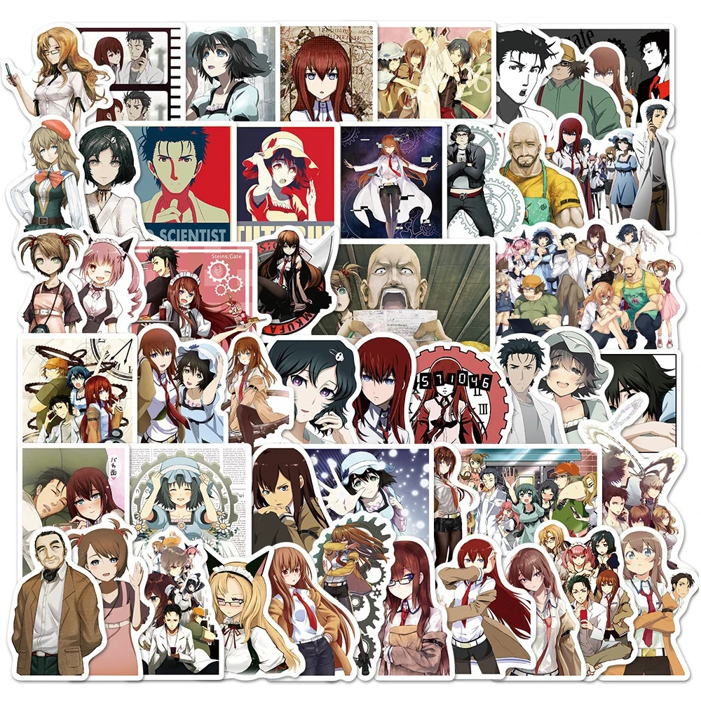 Аниме игра steins gate наклейки