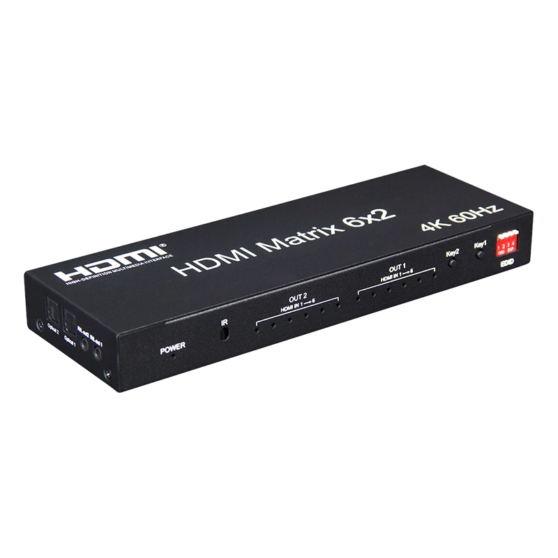 Матричный коммутатор hdmi 6x2 4k 60 гц - Фотография_6