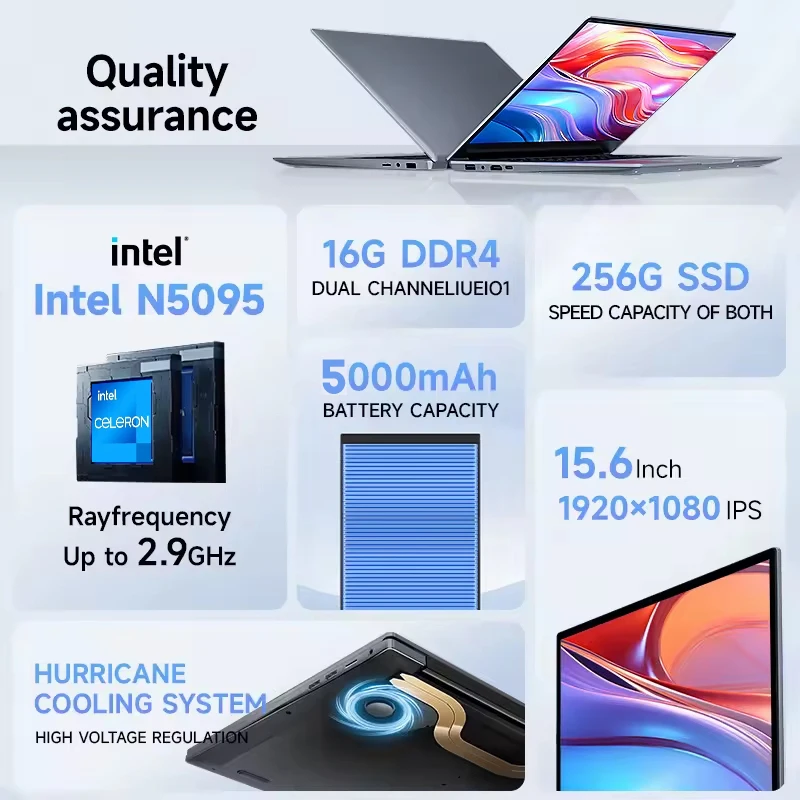 Xiaman 15,6-дюймовый ноутбук intel celeron n5095 - Фотография_4