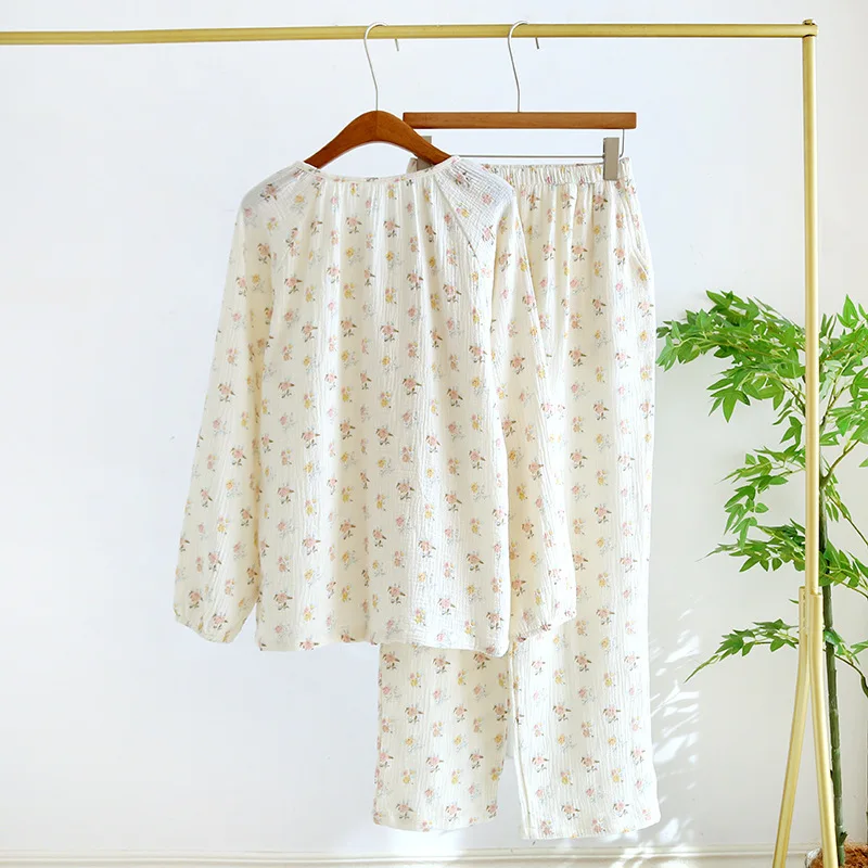 2023 года, женский пижамный комплект из 100% хлопка - Фотография_2