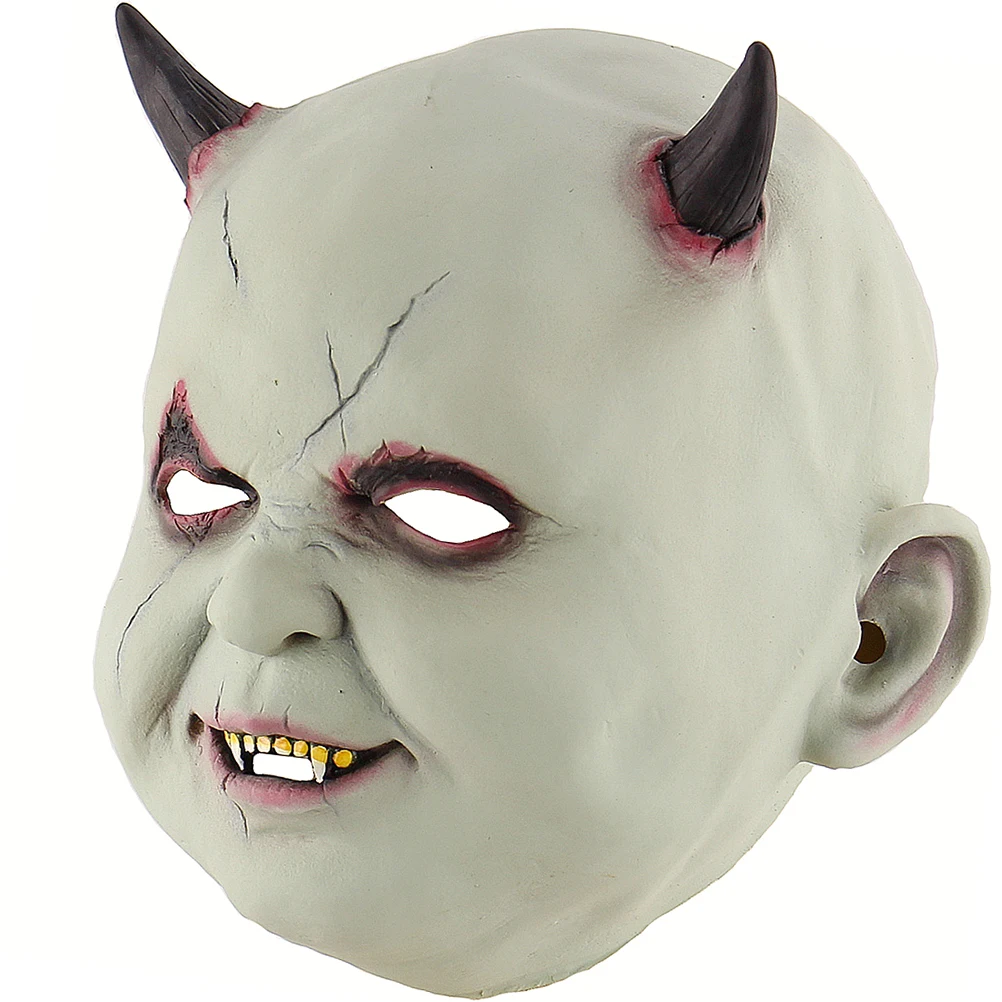 Маска жуткий череп страшные маски - Фотография_2