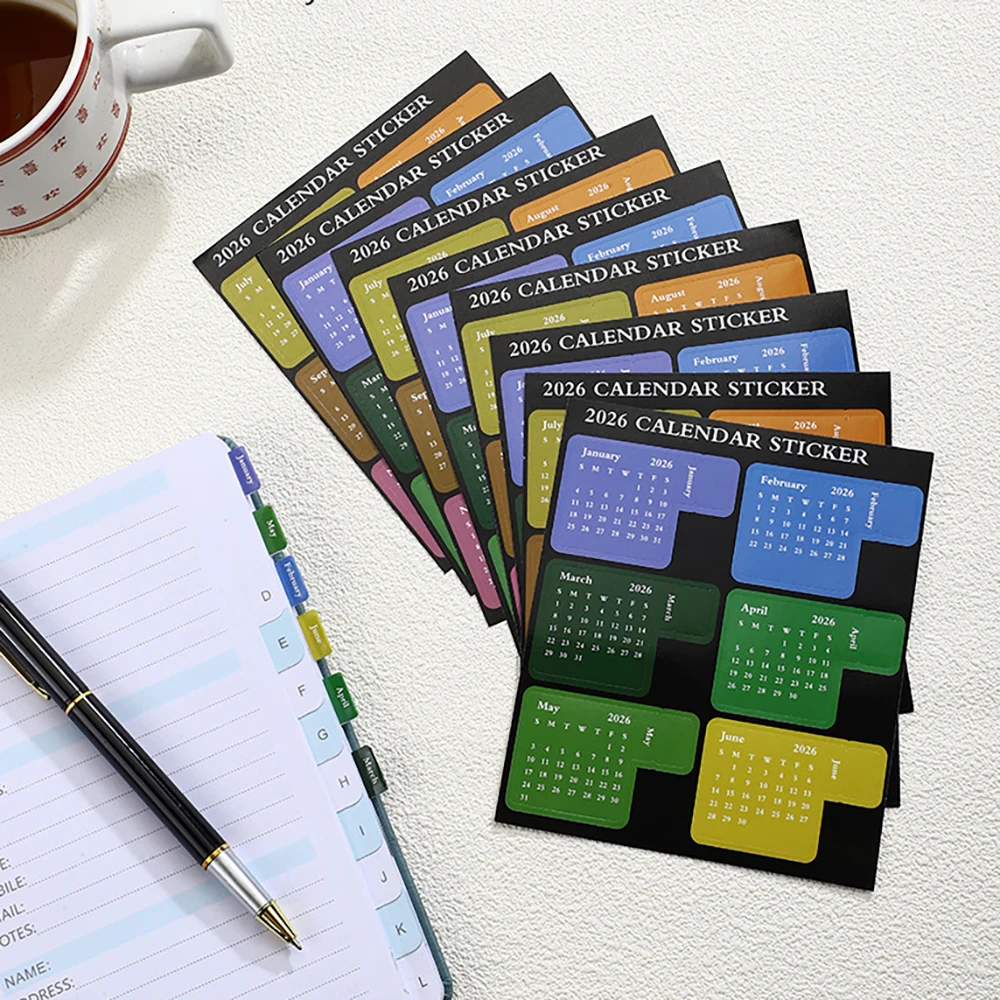 Наклейки с индексом календаря на 2026 - Фотография_2