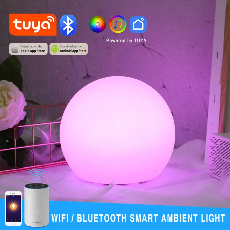 Smart life rgb шаровой светильник
